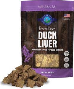 Shepherd Boy Farms Freeze-Dried Duck Liver For Dogs and Cats (3 oz (Small)) image