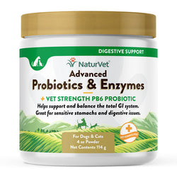 NaturVet Advanced Probiotics & Enzymes Powder image