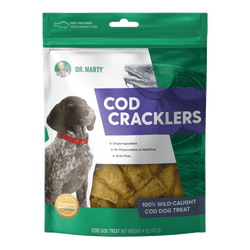 Dr. Marty Cod Cracklers 100% Air-Dried Wild-Caught Cod Treats (4-oz) image