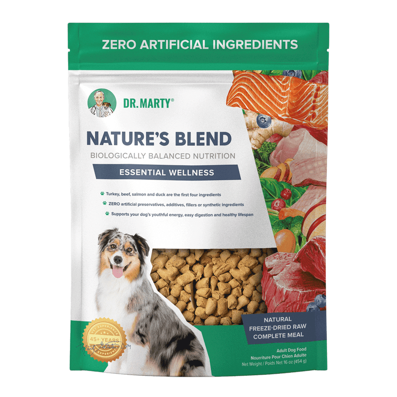 Dr. Marty Nature’s Blend Essential Wellness Premium Freeze-Dried Raw Dog Food (48 oz)