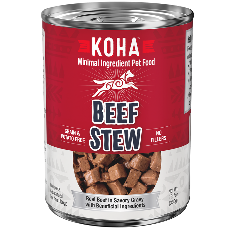 Koha Minimal Ingredient Beef Stew for Dogs