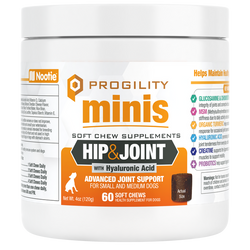 Nootie Progility Minis Hip & Joint Soft Chew Supplement For Small & Medium Size Dogs (60 Count) image