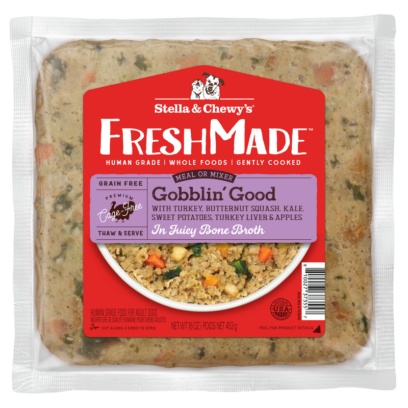 Stella & Chewy's FreshMade Gobblin' Good Gently Cooked Dog Food