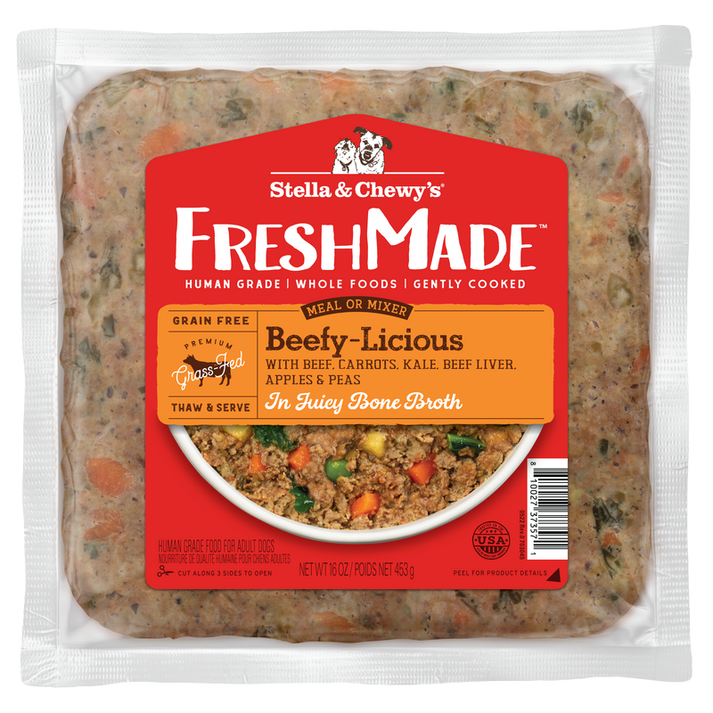 Stella & Chewy's FreshMade Beefy-Licious Gently Cooked Dog Food