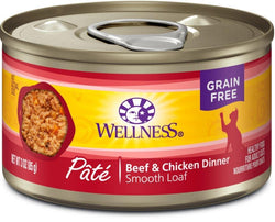 Wellness Complete Health Natural Grain Free Beef and Chicken Pate Wet Canned Cat Food image