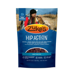 Zukes Hip Action Beef Dog Treats with Glucosamine and Chondroitin image
