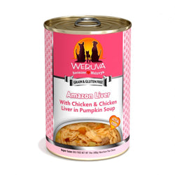 Weruva Amazon Livin' with Chicken & Chicken Liver in Pumpkin Soup Canned Dog Food image