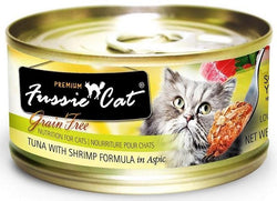 Fussie Cat Premium Tuna with Shrimp Formula in Aspic Canned Food image