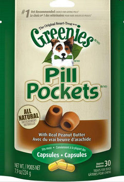 Greenies Pill Pockets Canine Peanut Butter Dog Treats image