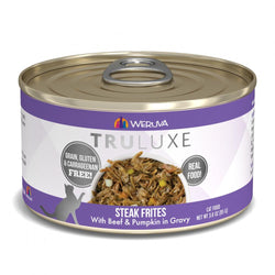 Weruva TRULUXE Steak Frites with Beef and Pumpkin in Gravy Canned Cat Food image