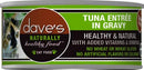 Dave's Naturally Healthy Tuna Entre in Gravy Canned Cat Food