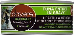 Dave's Naturally Healthy Tuna Entre in Gravy Canned Cat Food image