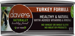 Dave's Naturally Healthy Turkey Formula Canned Cat Food image