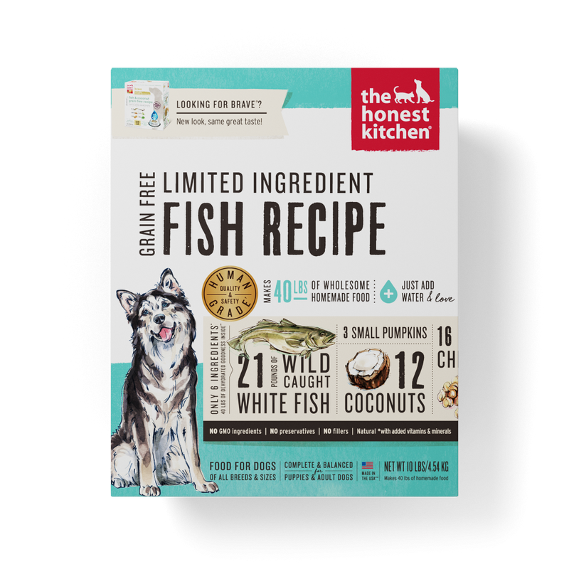 The Honest Kitchen Limited Ingredient Fish Recipe Dehydrated Dog Food