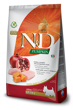 Farmina N&D Pumpkin Formula Chicken, Pumpkin & Pomegranate Mini Adult Dog Food image