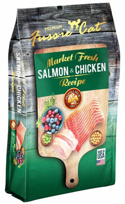 Fussie Cat Market Fresh Grain Free Salmon & Chicken Recipe Dry Cat Food image