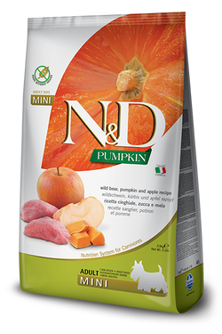 Farmina N&D Pumpkin Formula Mini Wild Boar, Pumpkin & Apple Adult Dog Food image