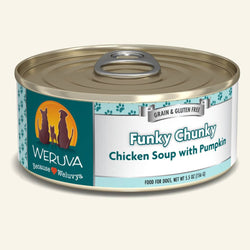 Weruva Funky Chunky Chicken Soup Canned Dog Food image
