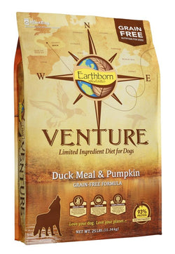 Earthborn Holistic Venture Grain Free Duck Meal and Pumpkin Dry Dog Food image