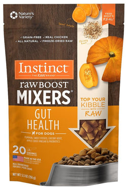 Instinct Grain Free Freeze Dried Raw Boost Mixers Gut Health Recipe Dog Food Topper image