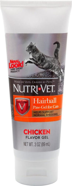 Nutri-Vet Hairball Chicken Flavor Paw-Gel for Cats image