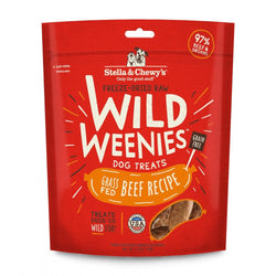 Stella & Chewy's Wild Weenies Grain Free Beef Recipe Freeze Dried Raw Dog Treats image