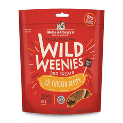 Stella & Chewy's Wild Weenies Grain Free Chicken Recipe Freeze Dried Raw Dog Treats image