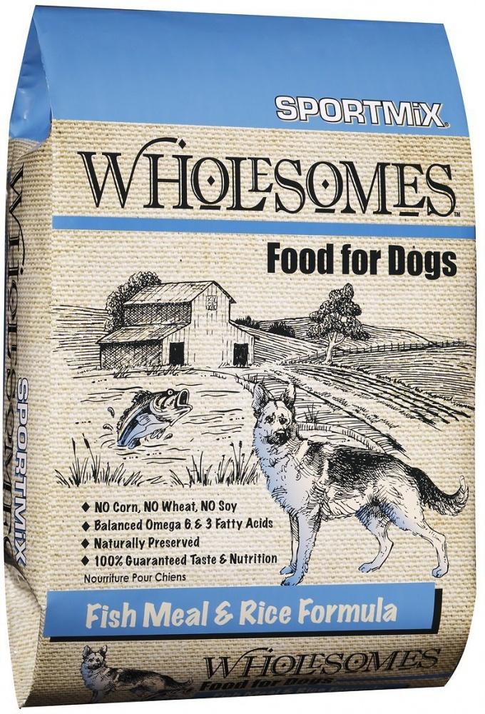 SPORTMiX Wholesomes Fish Meal & Rice Recipe Dry Dog Food