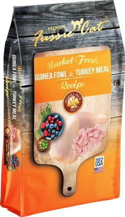 Fussie Cat Market Fresh Grain Free Guinea Fowl & Turkey Meal Recipe Dry Cat Food image