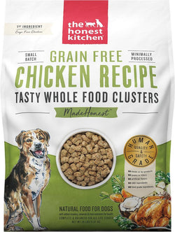 The Honest Kitchen Grain Free Chicken Recipe Whole Food Clusters Dry Dog Food image