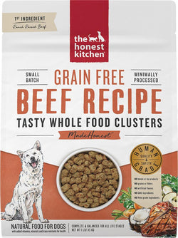 The Honest Kitchen Grain Free Beef Recipe Whole Food Clusters Dry Dog Food image