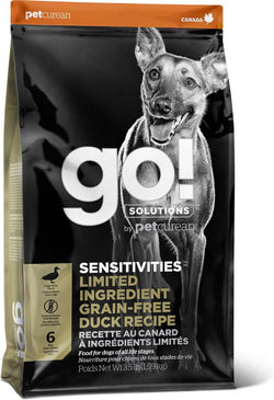 Petcurean GO! Solutions Sensitivies Grain Free Duck Recipe Dry Dog Food image