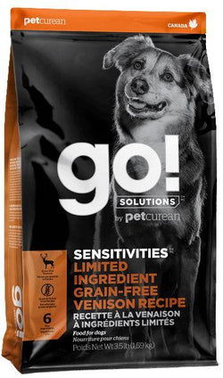 Petcurean GO! Solutions Sensitivities Limited Ingredient Venison Recipe Dry Dog Food image