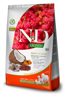 Farmina N&D Quinoa Skin & Coat Herring Dry Dog Food image