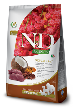 Farmina N&D Quinoa Skin & Coat Venison Adult Dog Food image