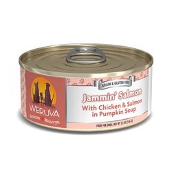 Weruva Classic Jammin' Salmon with Chicken & Salmon in Pumpkin Soup Dog Food image