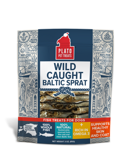 Plato Wild Caught Baltic Sprat Fish Dog Treats image