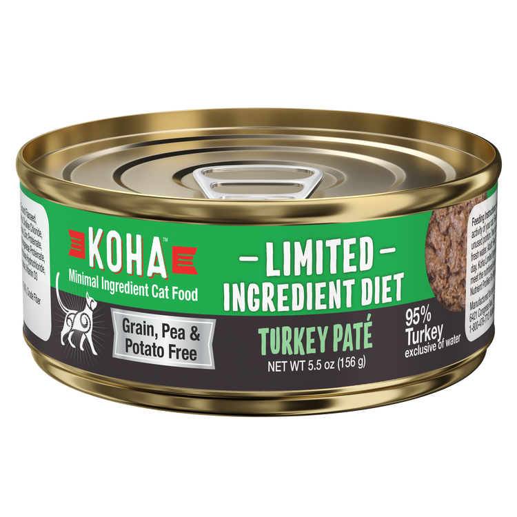 Koha Limited Ingredient Diet Turkey Pâté for Cats (3 oz cans - case of 24)