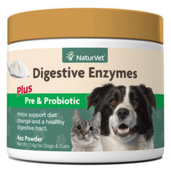 NaturVet Enzymes & Probiotics Digestive Tract Aid For Pets image