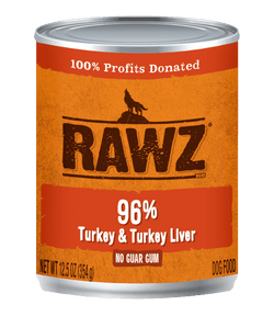 RAWZ® 96% Turkey & Turkey Liver Dog Food image