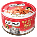 Fussie Cat Premium Tuna with Salmon Formula in Goat Milk Gravy Canned Cat Food (2.47 oz (70g) Can)