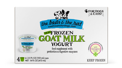 The Bear & The Rat Frozen Goat Milk Yogurt for Dogs & Cats image