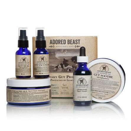 Adored Beast Leaky Gut Protocol for Dogs - 5 product kit (5 Product Kit)