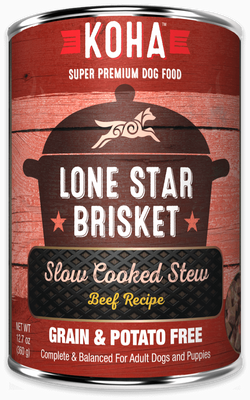Koha Lone Star Brisket Slow Cooked Stew Beef Recipe for Dogs image