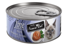 Fussie Cat Fine Dining - Pate - Mackerel Entree in Gravy Canned Cat Food (2.82 oz (80g) Can) image