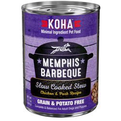 Koha Memphis Barbeque Slow Cooked Stew Chicken & Pork Recipe for Dogs image