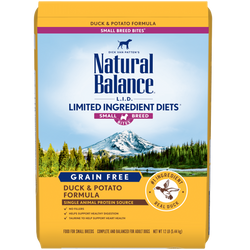 Natural Balance Limited Ingredient Diets Grain Free Duck & Potato Small Breed Bites® Dry Dog Formula image