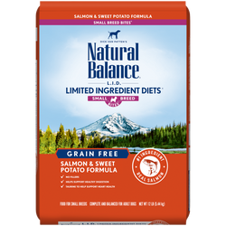 Natural Balance L.I.D. Limited Ingredient Diets® Grain Free Salmon & Sweet Potato Small Breed Bites® Dry Dog Formula image