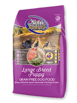 NutriSource® Large Breed Puppy Grain Free Turkey & Fish Recipe Dry Dog Food image