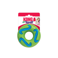 Kong Squeezz Goomz Ring Dog Toy image